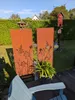 2x Sichtschutz Metall - 160 cm x 50 cm - Edelrost - Produktbild-Vorschau 8