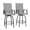 Avestar drehbare Garten-Barhocker 2er Set, hohe Produktbild-Vorschau 1