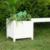 Gartenbank mit 2 Blumenkästen Garten Bank 2in1 Blumenkasten Produktbild-Vorschau 3