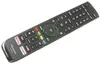 A black Hisense TV remote control is shown against a white background. Produktbild-Vorschau