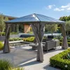 Pavillon Gartenpavillon 3x4,2m  Sahor anthrazit Aluminium Produktbild-Vorschau 4