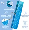 Blumtal Mikrofaser Strandtuch 90x180 cm – Blätter & Produktbild-Vorschau 3