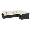9-tlg. Garten-Lounge-Set, modulares Sofa mit klappbaren Produktbild-Vorschau 1