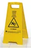 P-10007 Warnschild "Achtung" - Gefahrenhinweis Rutschgefahr Produktbild-Vorschau 2