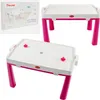 2-in-1 Airhockey Kindertisch in Pink - Multifunktionsmöbel Produktbild-Vorschau 1