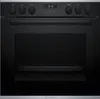 Bosch Einbau-Herd-Set HND637FH63, HEG237BB6 Einbau-Herd, Frontansicht Produktbild-Vorschau
