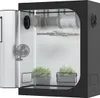 120x60x150 Deluxe 600D Black Zuchtzelt Gewächshaus Grow Box Produktbild-Vorschau 1