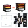 YZNAHRE Kleiderschrank 145 cm Breit Garderobenschrank Produktbild-Vorschau 6