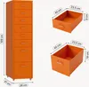 Rollcontainer 'Kökar' mit 8 Schubladen Stahl 109 x 28 x 41 Produktbild-Vorschau 5