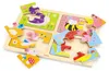 VIGA Holzpuzzle Insekten 4in1 Produktbild-Vorschau 2