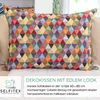 Selfitex Buntes Dekokissen inkl. Füllung, weiches Produktbild-Vorschau 2