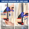 WORKPRO Einhandzwingen 2 Stück, Schraubzwingen Set 2 in 1, Produktbild-Vorschau 5