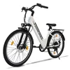 A32 E-Bike Weiß Citybike 26 Zoll, 250W, 48V 499,2Wh Akku, Produktbild-Vorschau 1