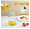 EnthuLove dosatore d'olio 2 in 1, 470 ml, spruzzatore Anteprima dell’immagine prodotto 4