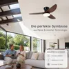 Stropný ventilátor s osvetlením, tichý, Ø 100 cm, DC motor, Náhľad obrázku produktu 2