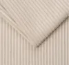 A close-up view of a cream-colored corduroy fabric with a ribbed texture. Produktbild-Vorschau