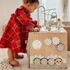 Grand cube d'activité en bois avec boucle de motricité et Voir les images du produit 11