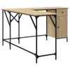 Psací stůl Sonoma dub 141x141x75 cm materiál na bázi dřeva Náhled obrázku produktu 11