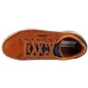 A top-down view of a brown leather Skechers sneaker. Anteprima dell’immagine prodotto