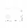 Technical drawing of a shower head with dimensions. Anteprima dell’immagine prodotto