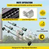 Marketing image showcasing linear guide rails and ball screws with feature callouts. Produktbild-Vorschau