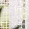 Jacquard Gardine KAYLA weiß 180 cm mit Netzstruktur als Produktbild-Vorschau 4
