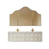 Wandhängendes Sinterstein Waschbecken Set, Badezimmer Produktbild-Vorschau 3