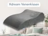 Poduszka Vein | szara | poduszka na nogi z mikro-pluszową Podgląd zdjęcia produktu 10