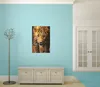 Wallario selbstklebendes Poster - Leopard in Nahaufnahme Produktbild-Vorschau 4