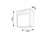 Rabalux 7479 Außenwandleuchte Balimo, 12W, 4000K, 560lm, Produktbild-Vorschau 8