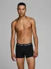 A man wearing black boxer shorts with a logo waistband. Produktbild-Vorschau