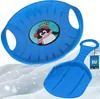 KOTARBAU® 2 pcs. Luge Enfant PVC 60 cm Bleu Luge à Neige Voir les images du produit 1