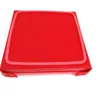 A red baking dish with a pink rim is shown against a white background. Produktbild-Vorschau