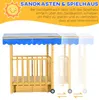 Outsunny Sandkasten mit Dach, Sandkiste aus Holz mit Produktbild-Vorschau 4