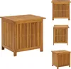vidaXL Boîte de rangement de jardin 60x50x58 cm en bois Voir les images du produit 1