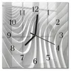 Tulup Glasuhr Wanduhr Küchenuhr Echt-Glas 30x30 cm Modern Produktbild-Vorschau 1
