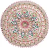 Pouf rotondo per seduta in cotone Badar -1- ø 50cm rotondo Anteprima dell’immagine prodotto 3