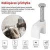 Kabelová příchytka 6 mm, bílá, 50 ks Náhled obrázku produktu