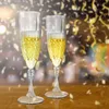 Champagnerflöten aus Kunststoff, transparente Weingläser, Produktbild-Vorschau 2