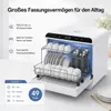 Tischgeschirrspüler Mini Geschirrspüler mit 7,5L Tank & 6 Produktbild-Vorschau 10