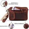 Leder Handgelenktasche Reise Handtasche kleine Produktbild-Vorschau 3