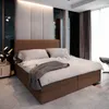 A bedroom scene with a bed as the main focus. Produktbild-Vorschau