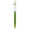 BIC 4Colours Fluo Stylo rétractable clipsable Noir, Bleu, Voir les images du produit 6