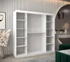 Schrank mit Spiegeln VIVIEN – Breite 200 cm, Weiß / Eiche Produktbild-Vorschau 2