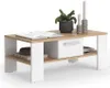 Couchtisch Vicco Wilmut Goldkraft Eiche/Weiß 89.8 x 46.4 cm Produktbild-Vorschau 5