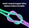 USB-C LED RGB leuchtendes Kabel 60W Schnellladekabel Produktbild-Vorschau 11