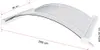Gutta Bogenvordach BV/B 200x90 cm weiß mit Produktbild-Vorschau 2