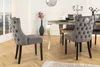 riess-ambiente Chesterfield Stuhl CASTLE DELUXE grau Samt Produktbild-Vorschau 8