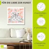 ARTland Leinwandbild Serie Sternzeichen Zwillinge Größe: Produktbild-Vorschau 2