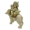 Clayre & Eef Figur Kinder 13x7x15 cm Beige Goldfarbig Produktbild-Vorschau 2
